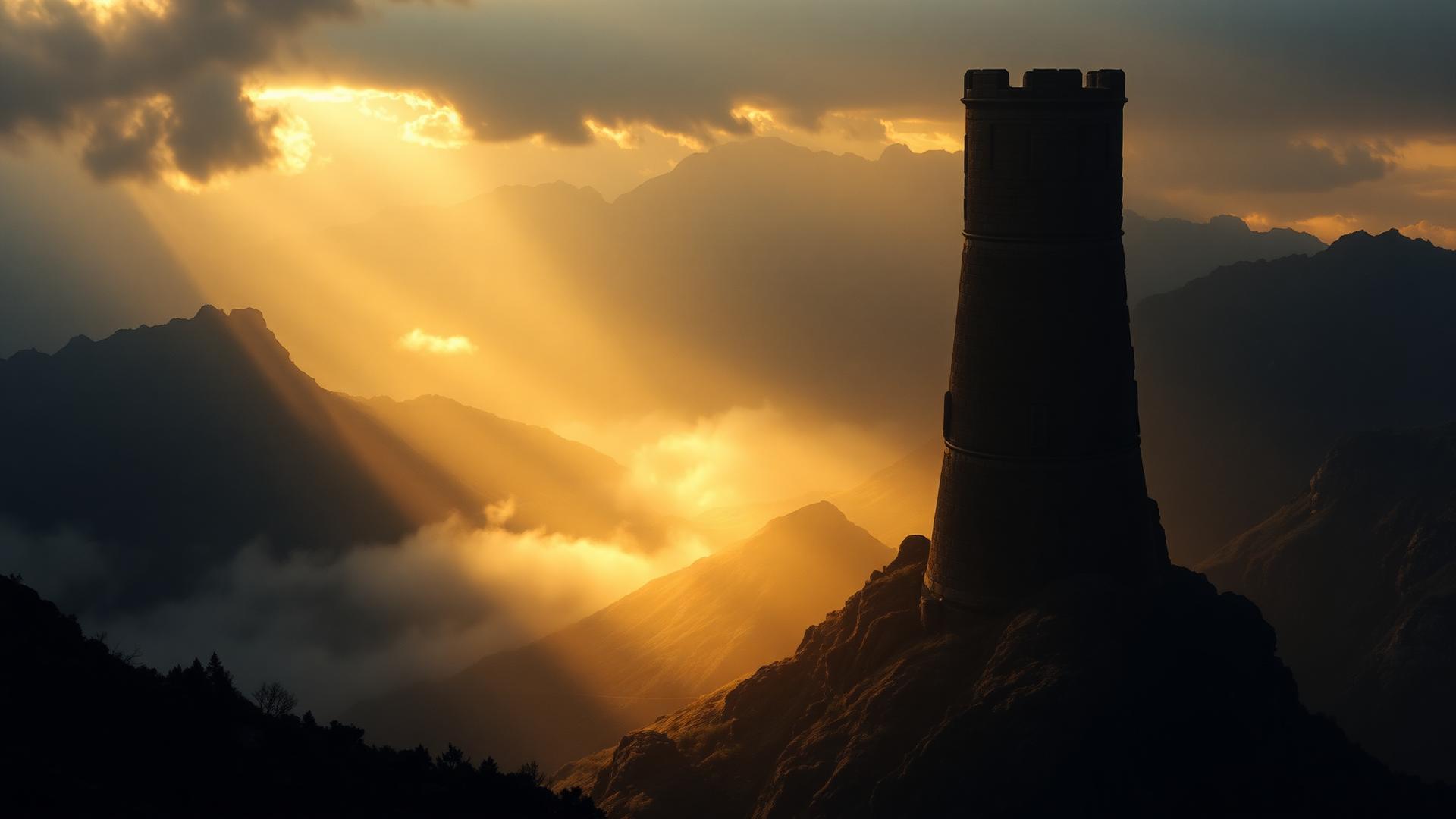 Still from the The Ninth Tower book trailer
