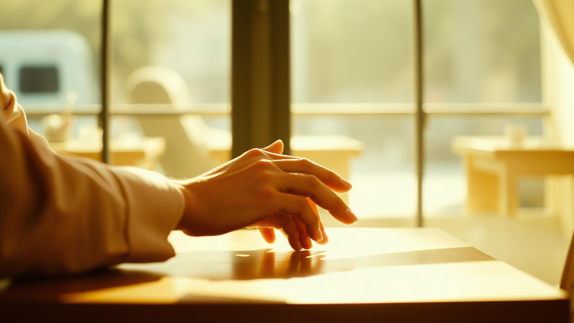 Still from the A Quiet Hour book trailer